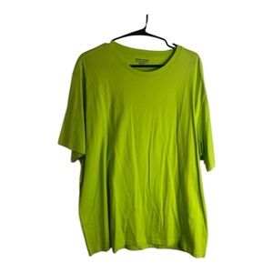 Amazon Essentials Men's Lime Green Short Sleeve T-Shirt Size XXL